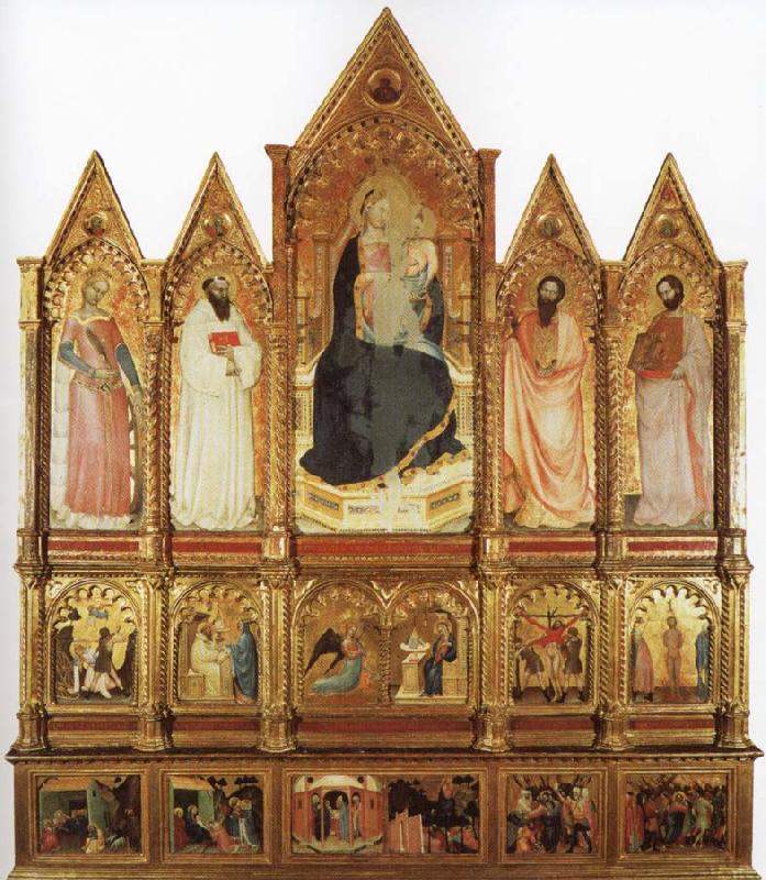 GIOVANNI DA MILANO Polyptych